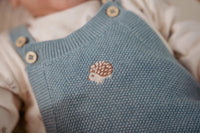 Knitted One-Piece Suit - Baby Blue