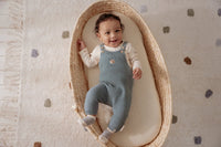 Knitted One-Piece Suit - Baby Blue