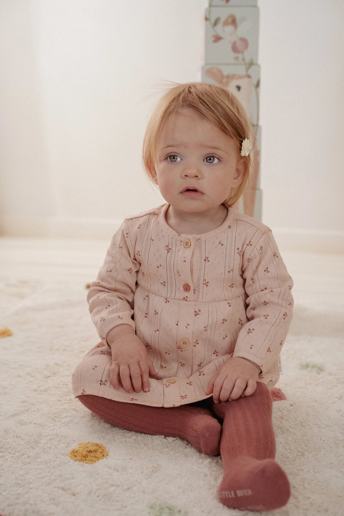 Dress Long Sleeves - Fairy Flowers