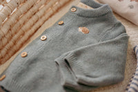 Knitted Cardigan - Baby Blue