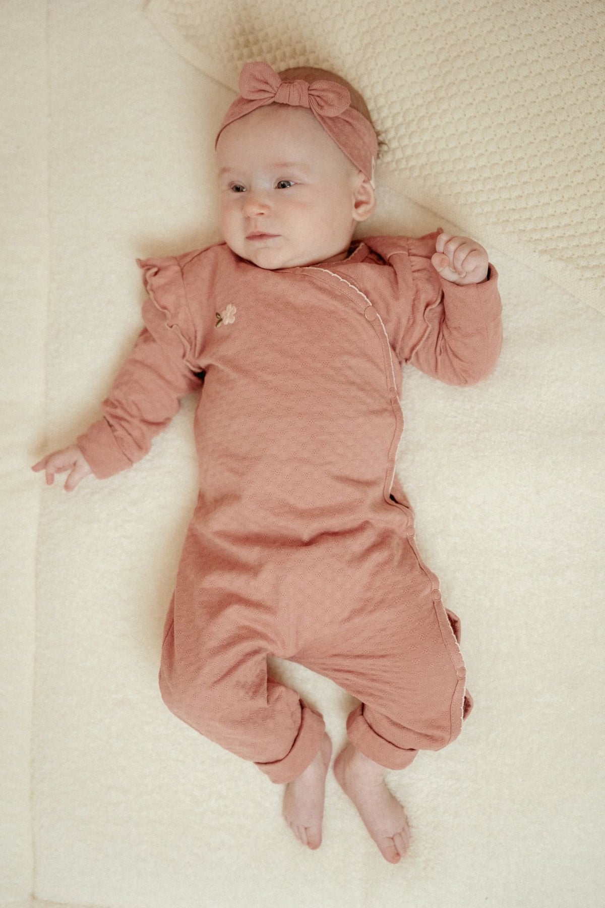 One-Piece Wrap Suit - Pink Blush