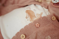 Knitted Cardigan - Fairy Pink