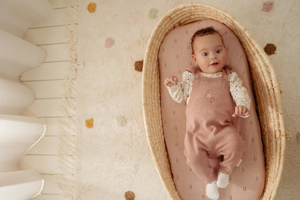 Knitted One-Piece Suit - Fairy Pink