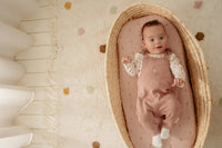 Knitted One-Piece Suit - Fairy Pink