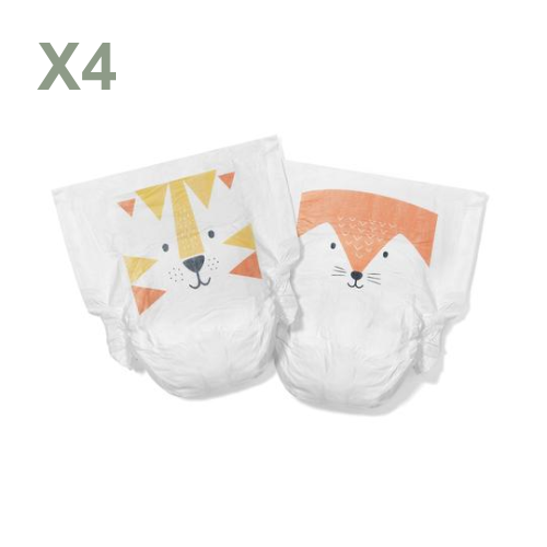 Eco Nappies, Size 4 Tiger & Fox – 9-14kg