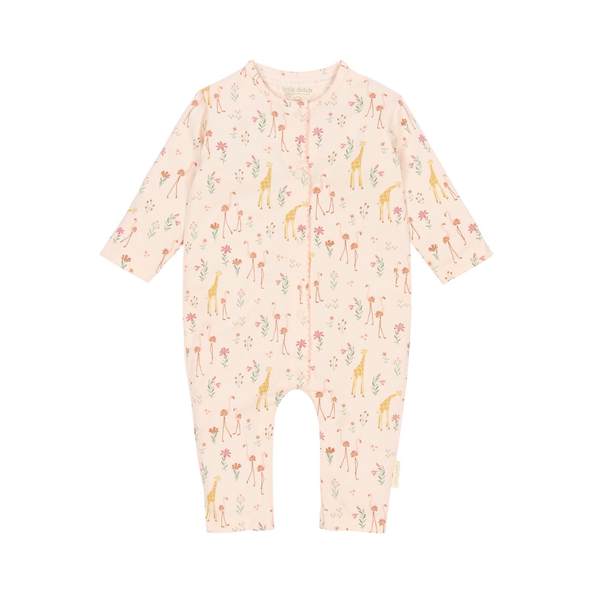 One-Piece Pyjamas Pastel Rose Flamingo