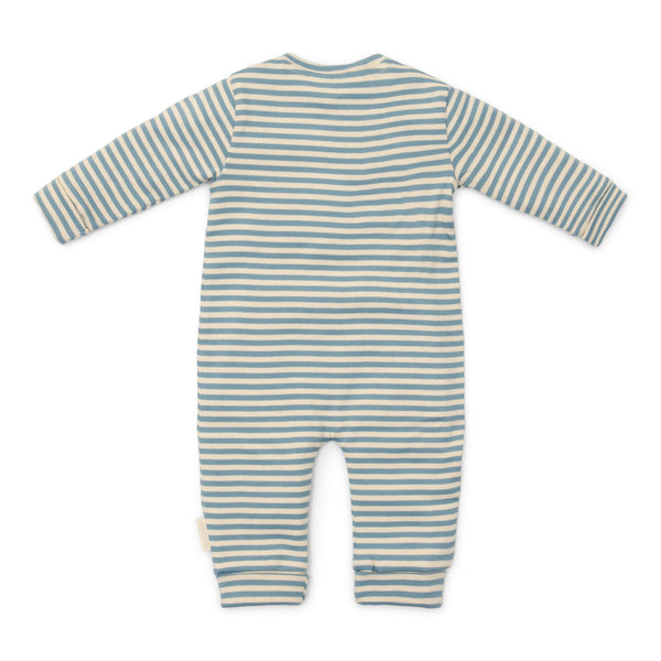 One-Piece Suit - Stone Blue Stripe