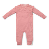One-Piece Wrap Suit - Pink Blush