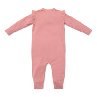 One-Piece Wrap Suit - Pink Blush