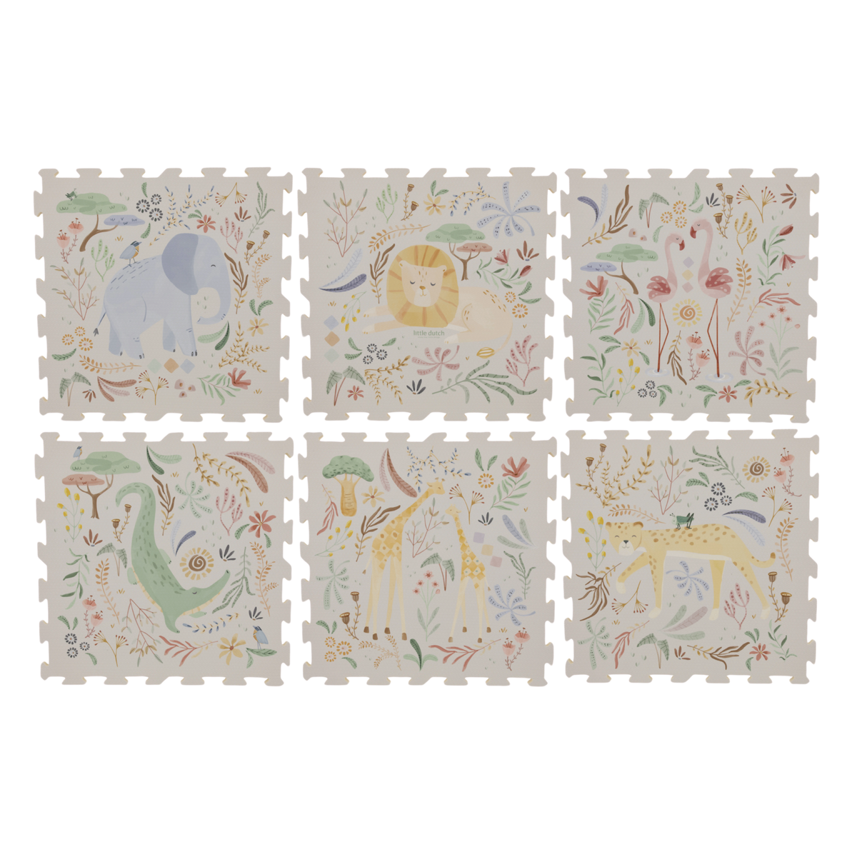 Puzzle Foam Playmat | Safari Animals