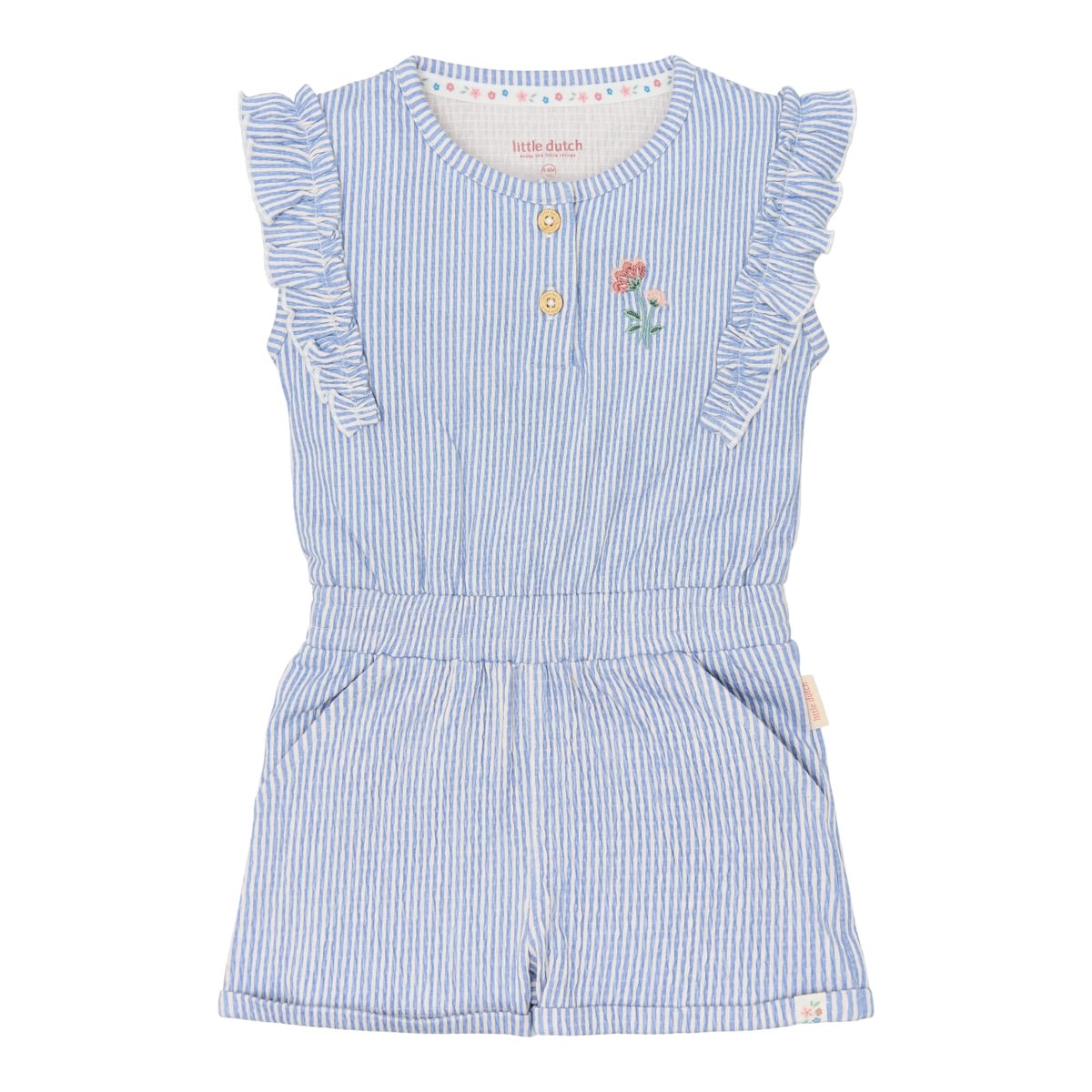 Playsuit | Denim Blue Stripe