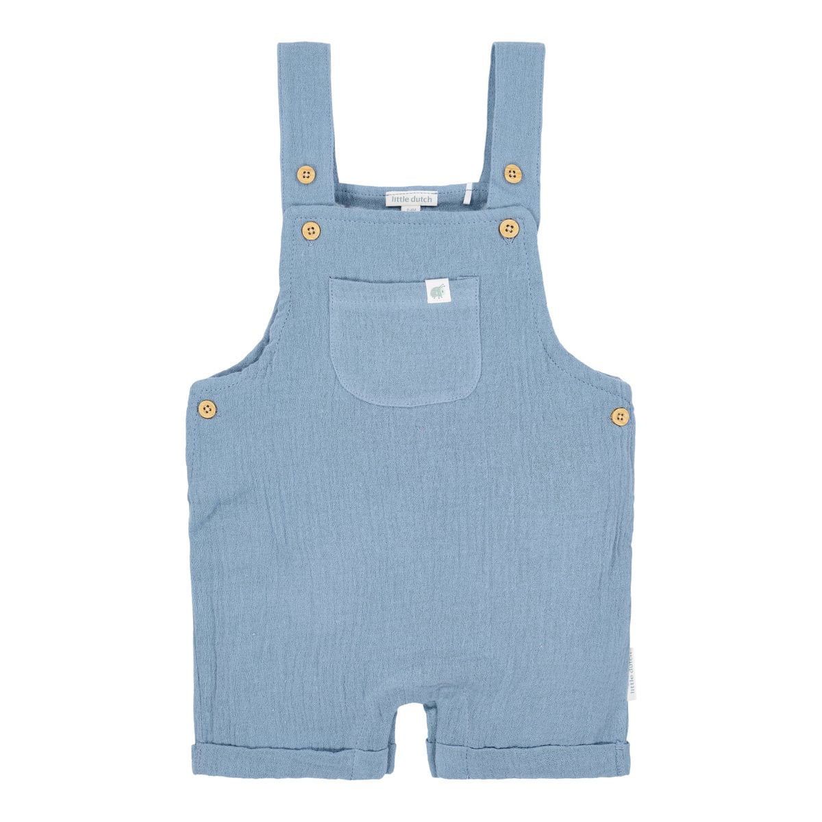 Short Dungarees | Stone Blue