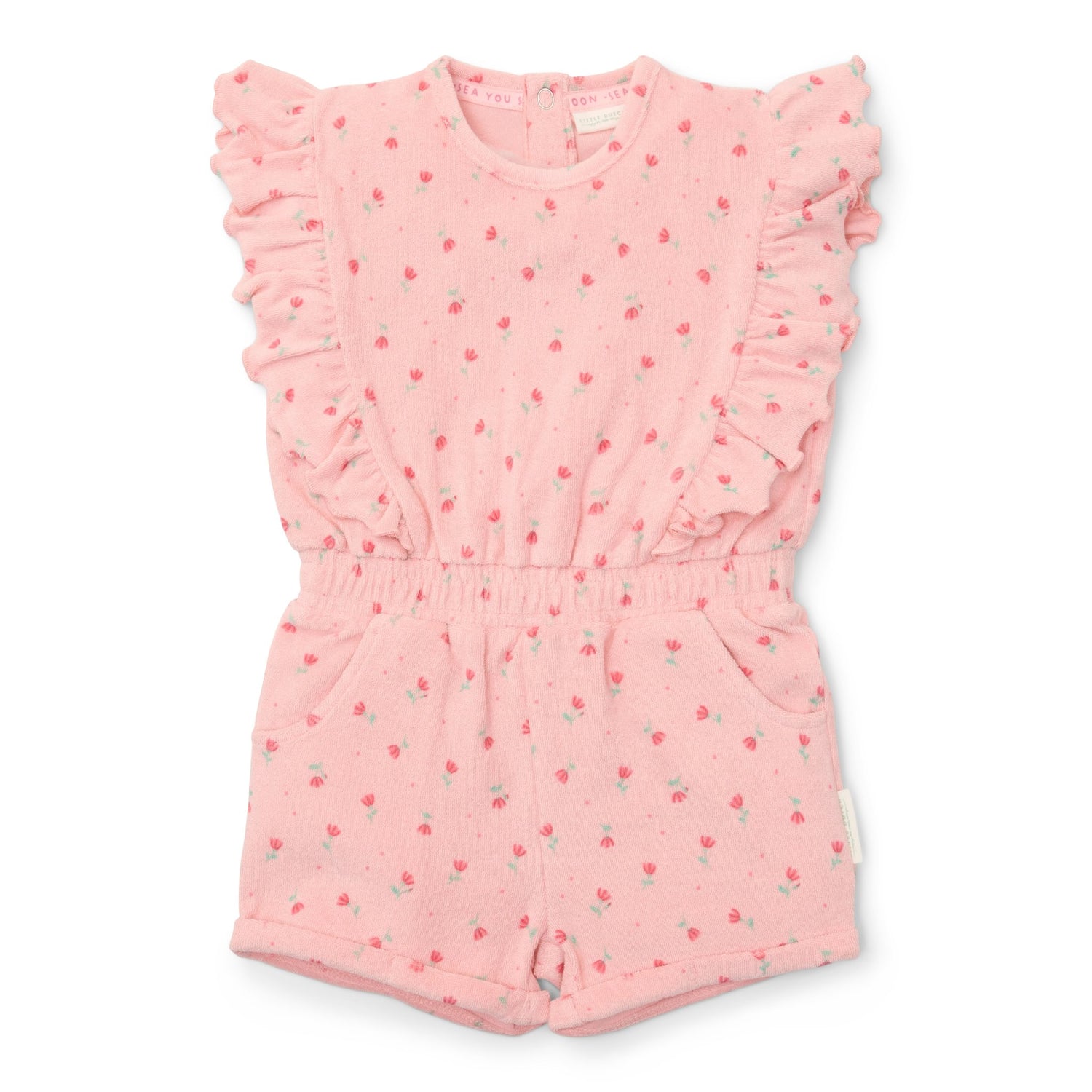Playsuit Sunny Flowers - Blush Pink