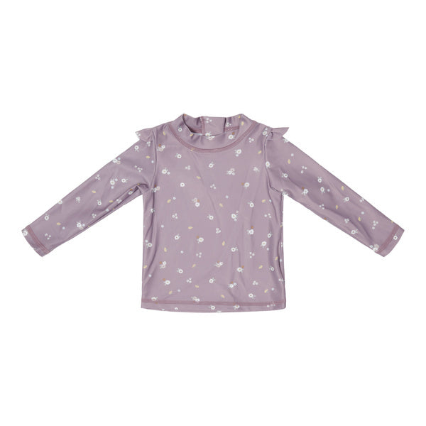 Rash Guard Long Sleeves | Mauve Blossom