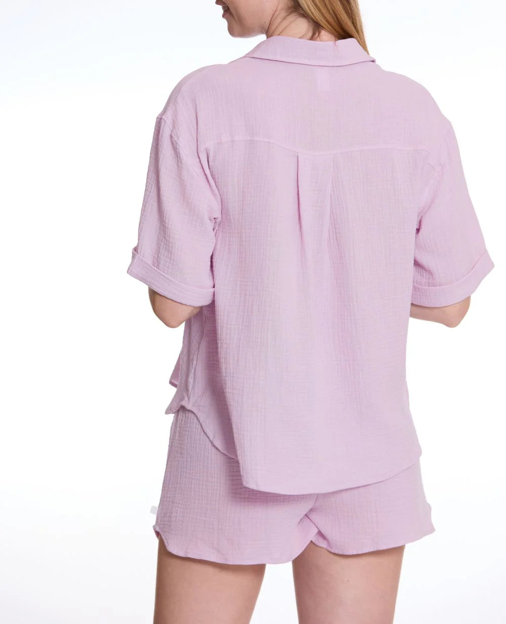 Maternity Pyjama Short Set Ice Cream - Lilac