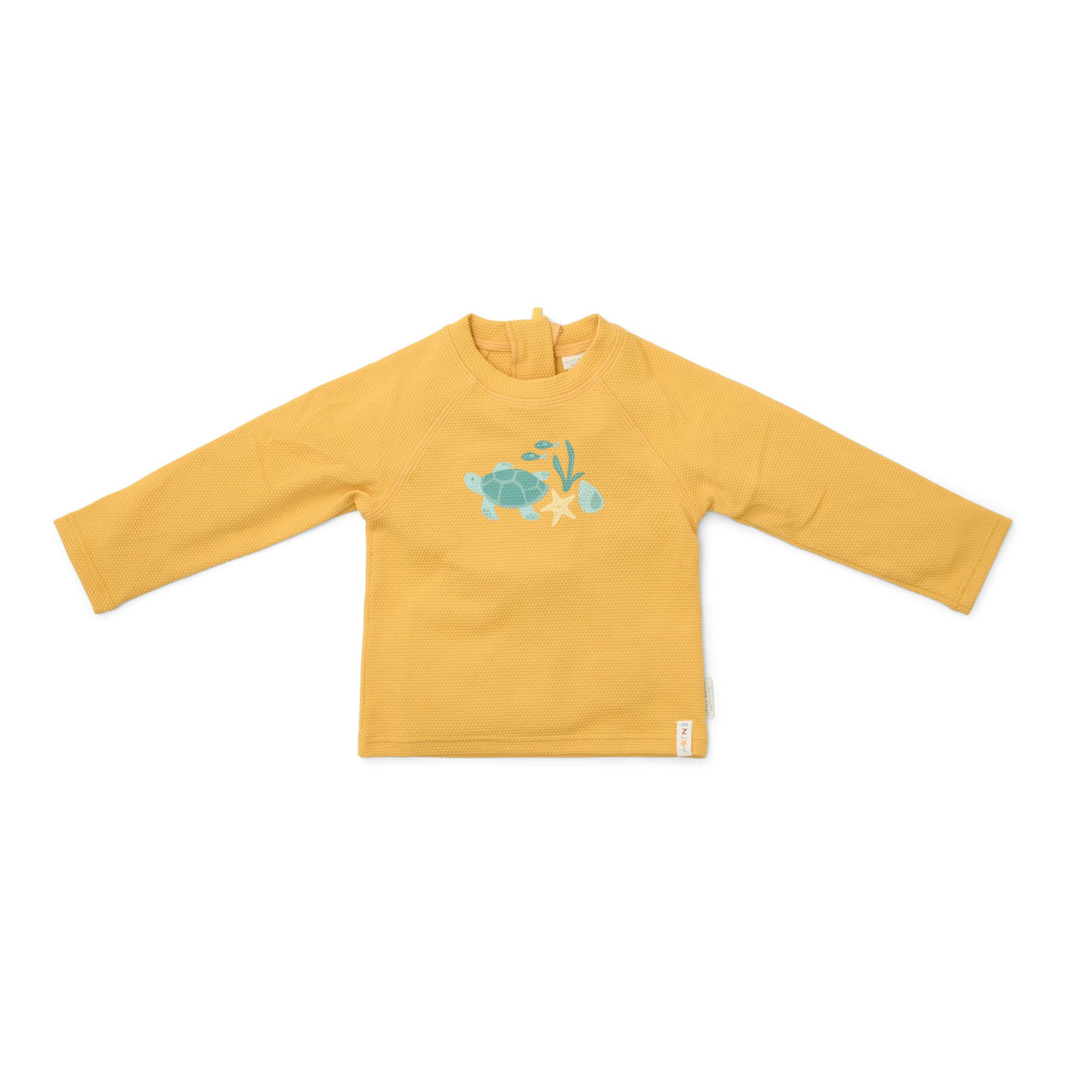 Rash Guard Long Sleeves - Seashells Sunny Yellow
