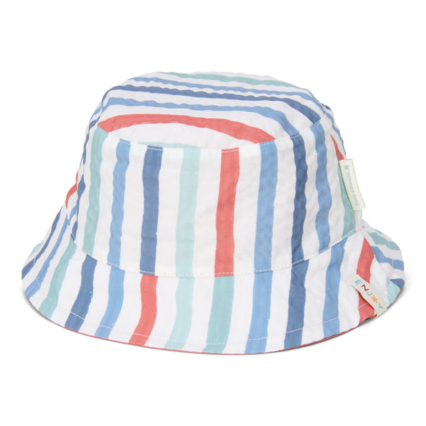 Reversible Bucket Hat - Stripes Multicolour