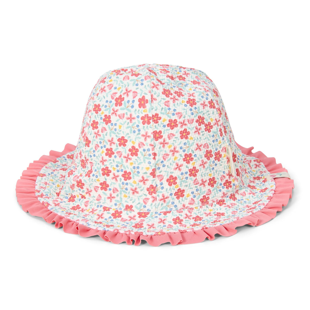 Reversible Sun Hat - Sunny Flowers Multicolour