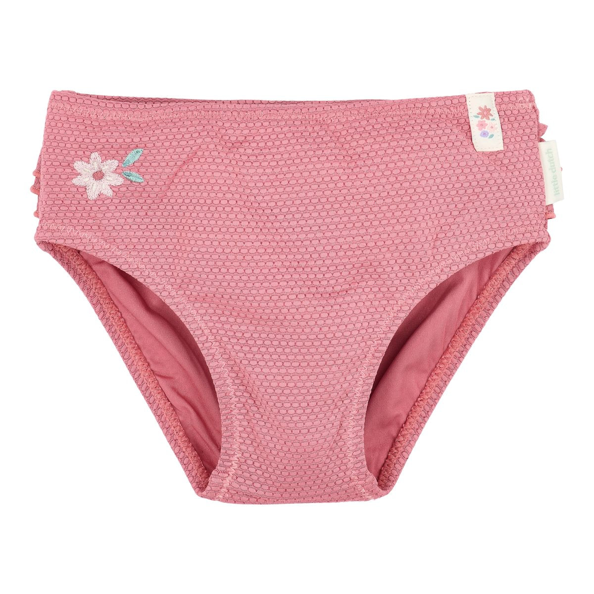 Ruffle Swim Bottoms | Dreamy Pink Sparkle