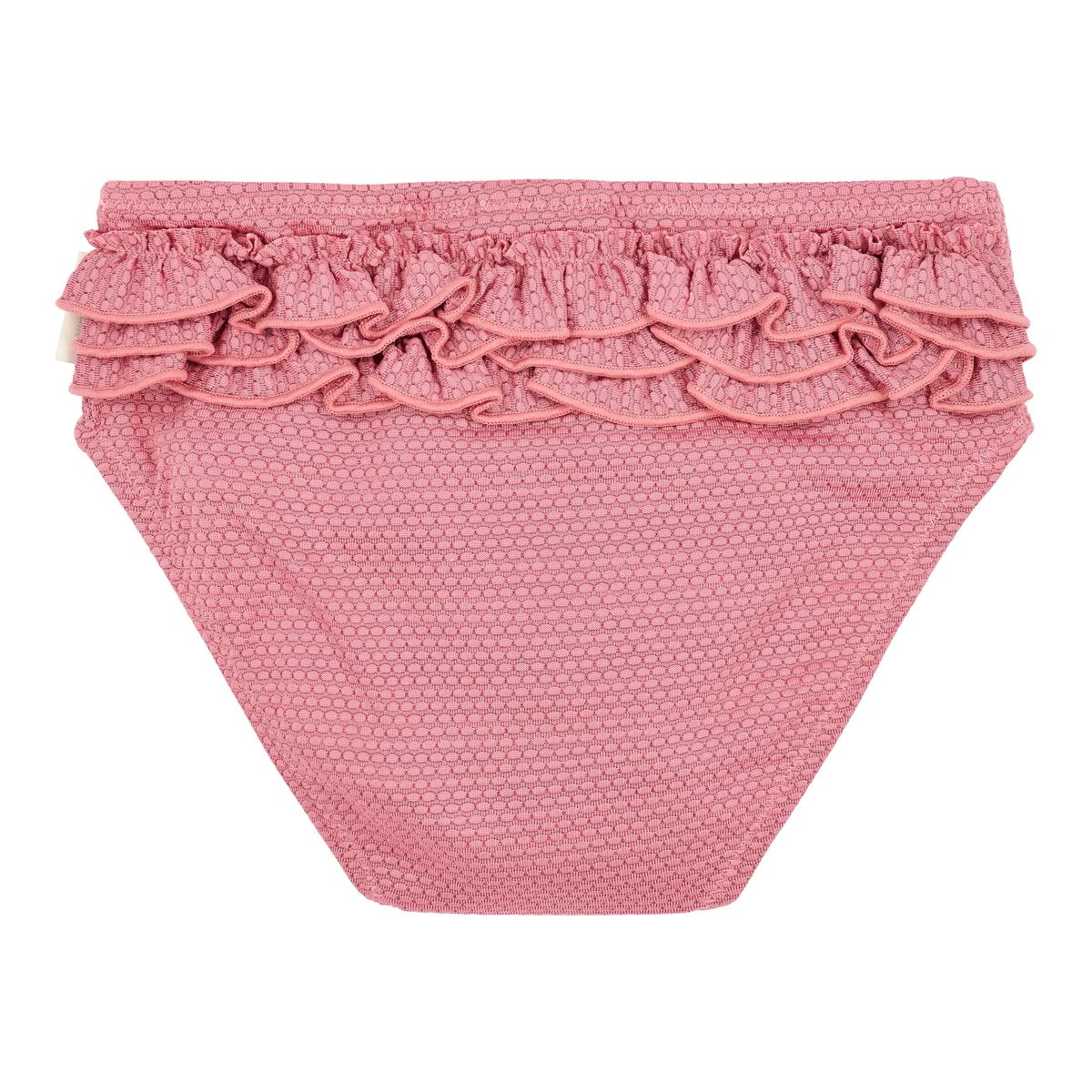 Ruffle Swim Bottoms | Dreamy Pink Sparkle