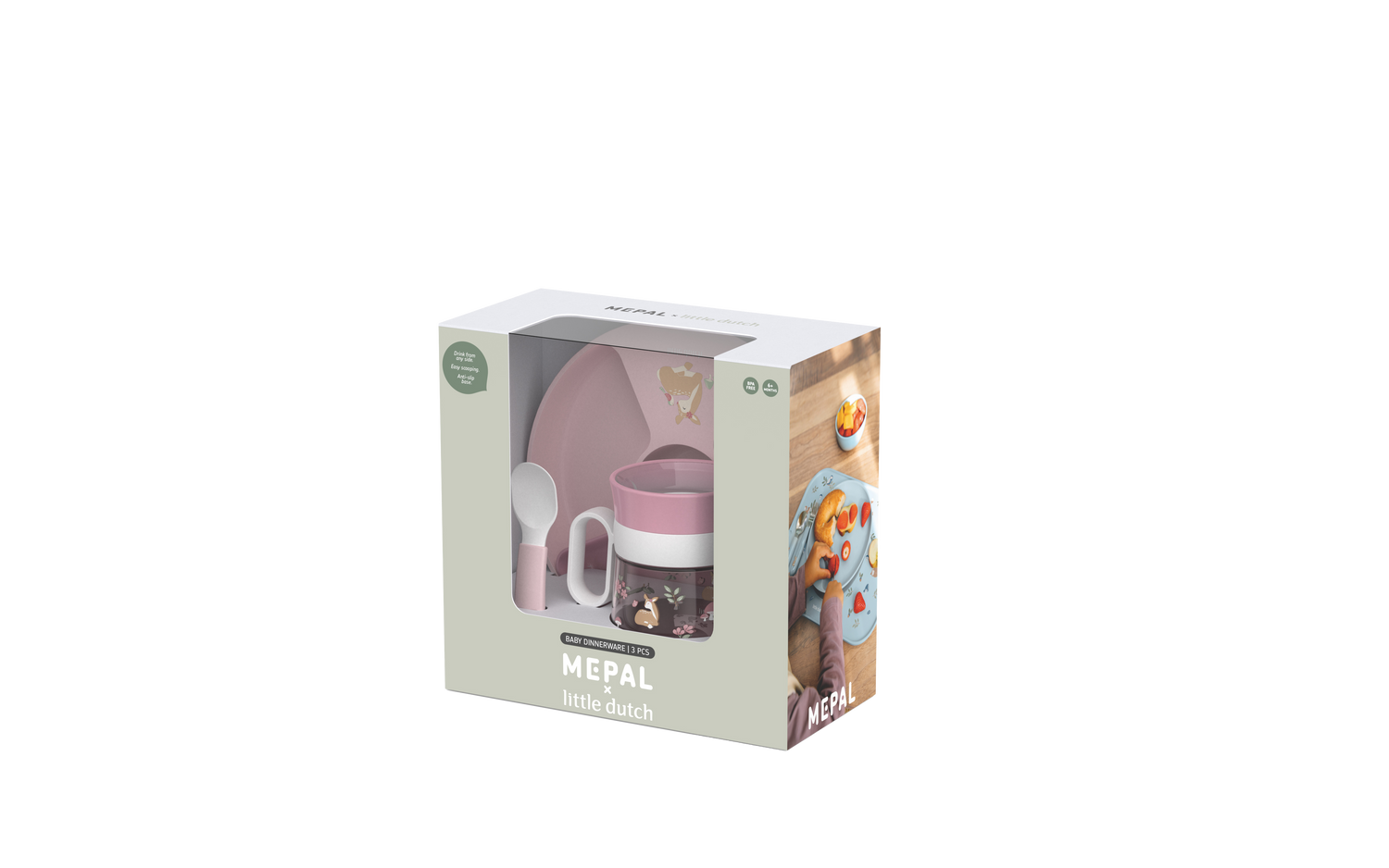 Baby Dinnerware 3-piece Set - Fairy Garden