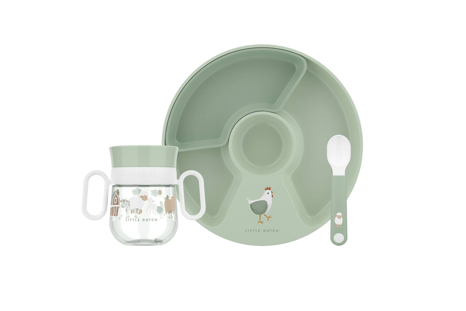Baby Dinnerware 3-Piece Set - Little Farm
