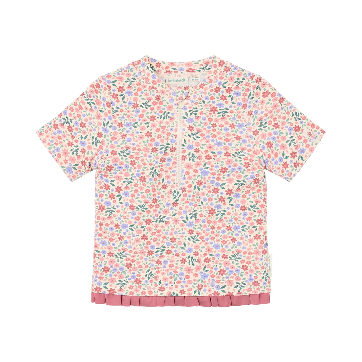 Short Sleeve Swim Shirt | Dreamy Flowerfield