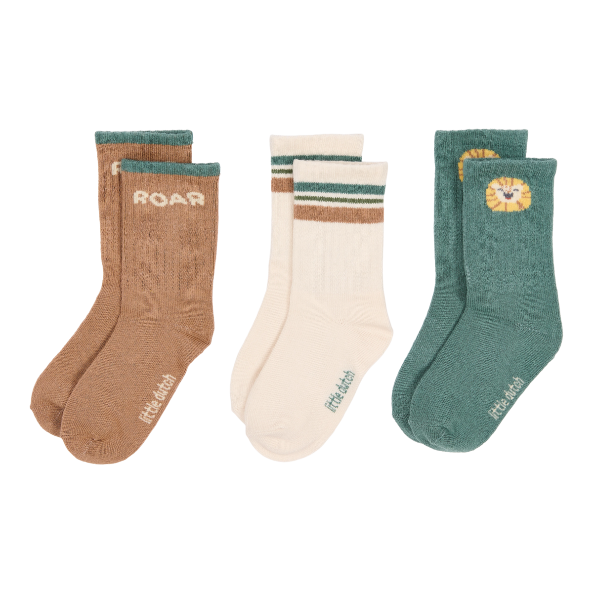 Socks 3-Pack Boys | Safari Friends