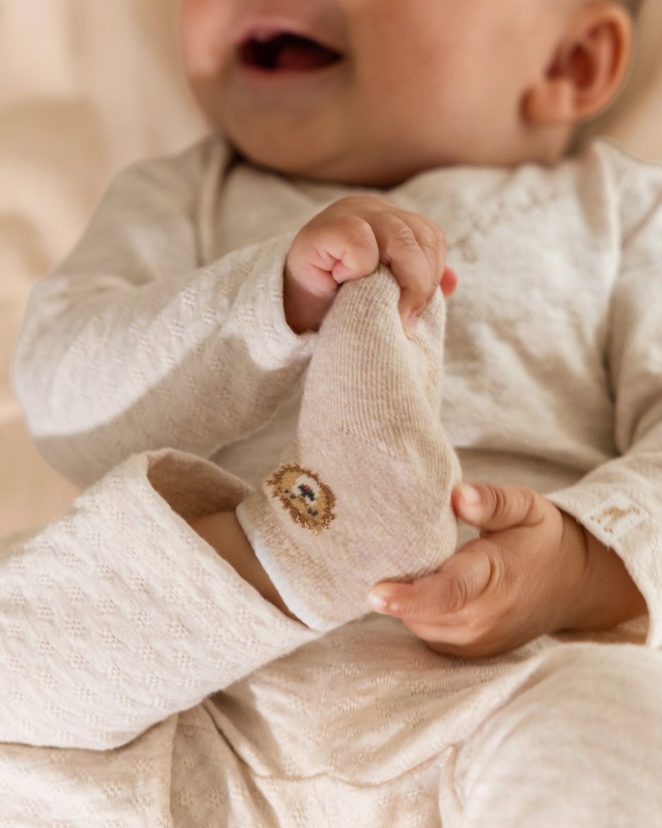 Baby Socks 3-pack | Safari Friends