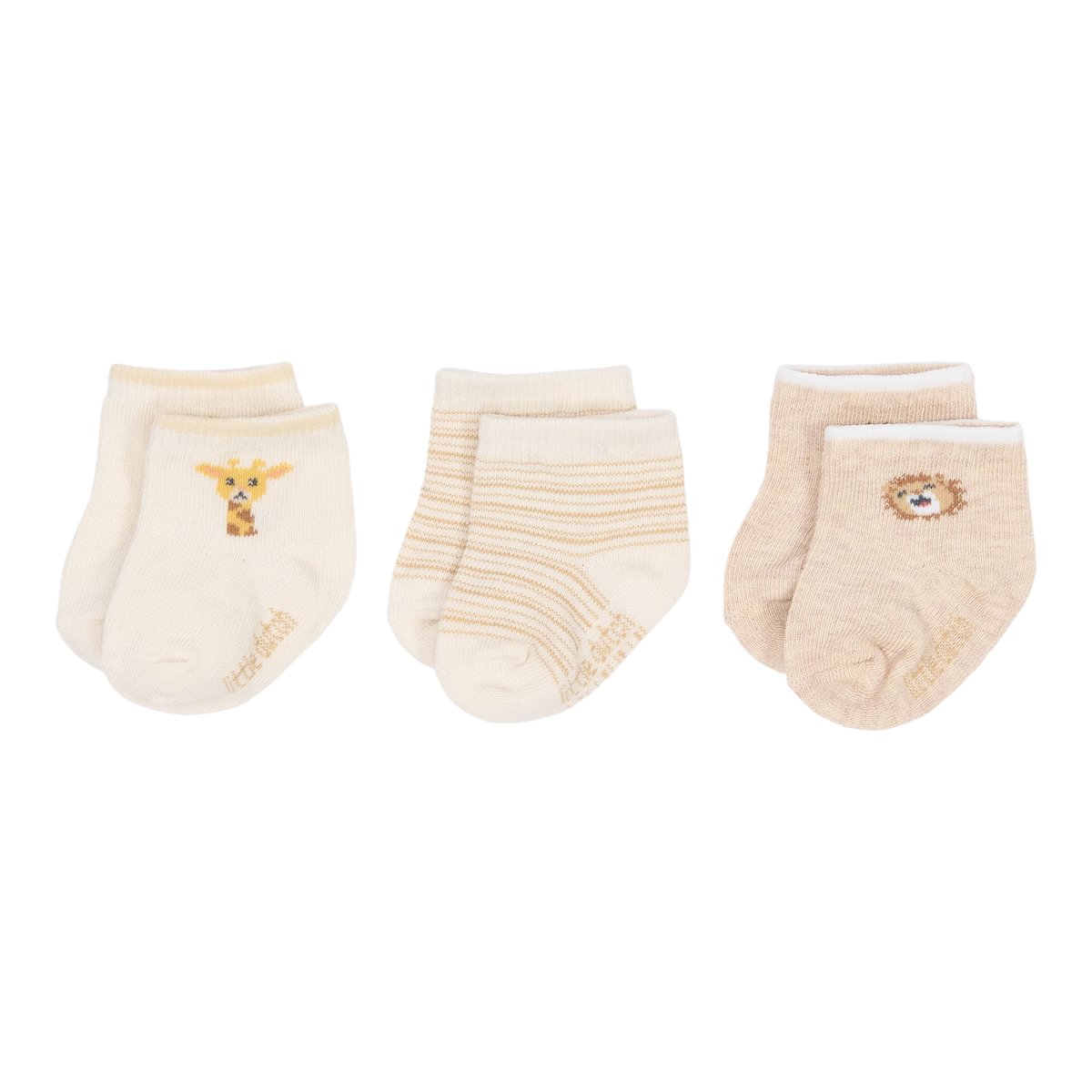 Baby Socks 3-pack | Safari Friends