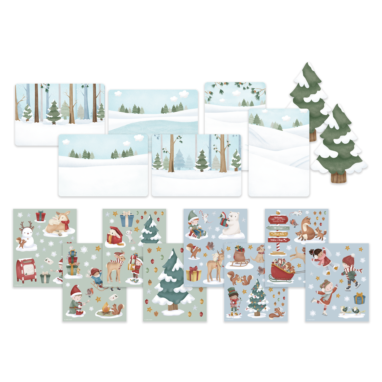 Christmas Sticker Story