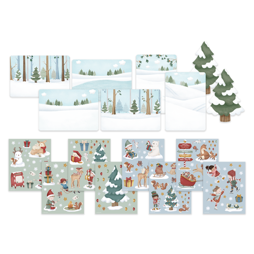 Christmas Sticker Story