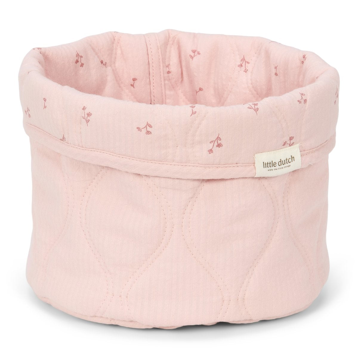 Quilted Storage Basket Small | Pure Blossom