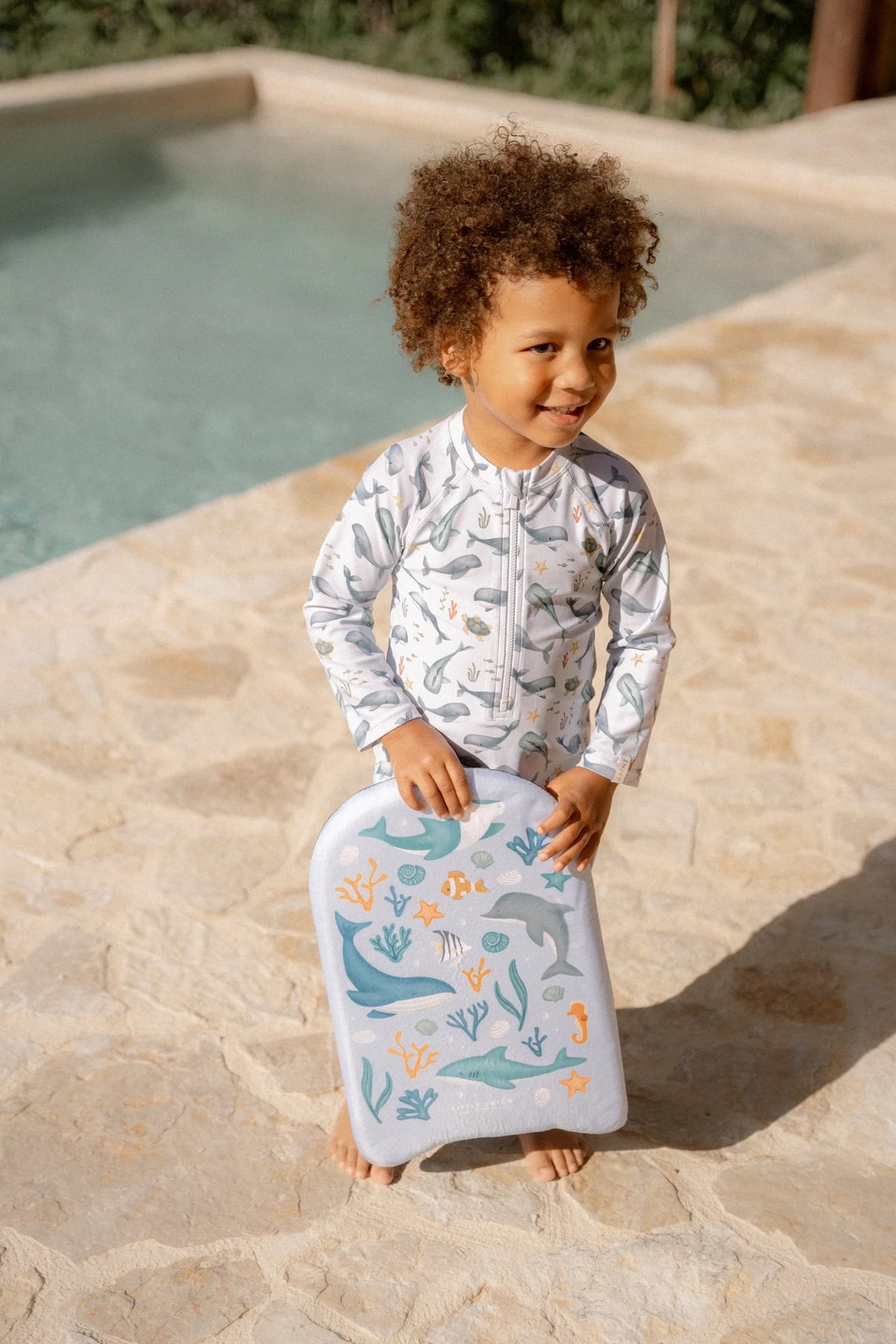 Swimsuit Long Sleeves - Ocean Sea Life Multicolour
