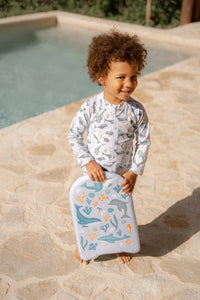 Swimsuit Long Sleeves - Ocean Sea Life Multicolour