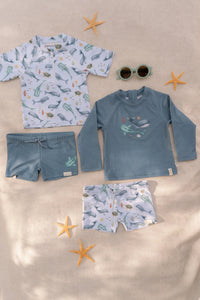 Rash Guard Long Sleeves - Ocean Blue