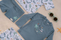 Rash Guard Long Sleeves - Ocean Blue