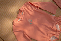 Bathing Suit Long Sleeves - Sunny Flowers Rouge