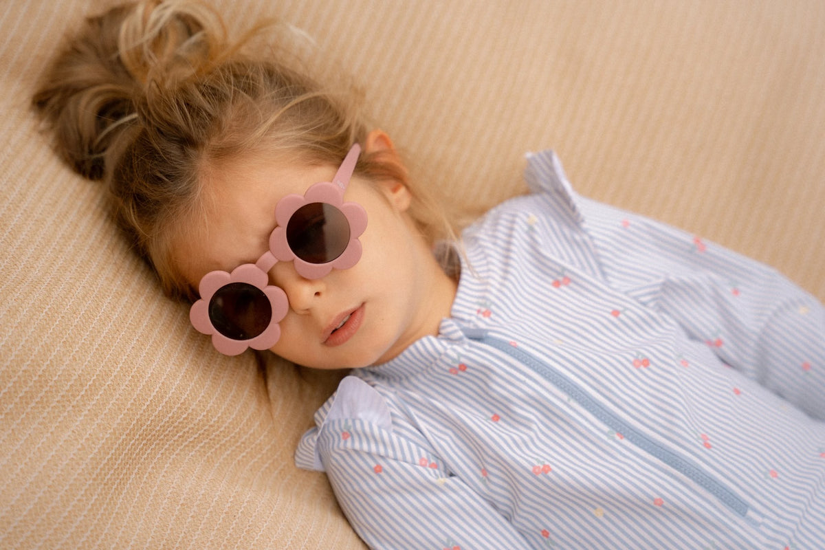 Children's Sunglasses - Flower Pink