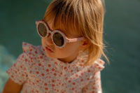 Swimsuit Short Sleeves - Sunny Flowers Multicolour