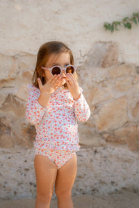 Rash Guard Long Sleeves - Sunny Flowers Multicolour