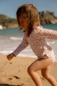 Rash Guard Long Sleeves - Sunny Flowers Multicolour