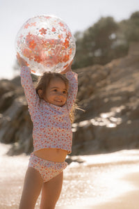 Rash Guard Long Sleeves - Sunny Flowers Multicolour