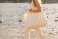 Beach Bag - Sunny Yellow Stripe