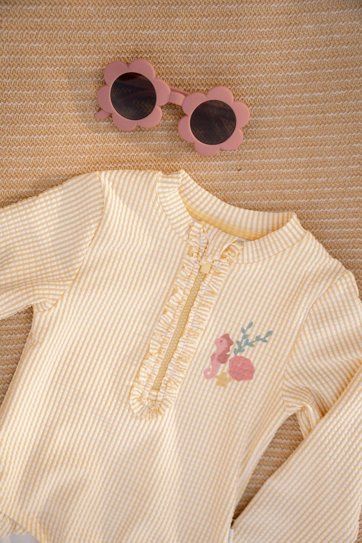 Children's Sunglasses - Flower Pink
