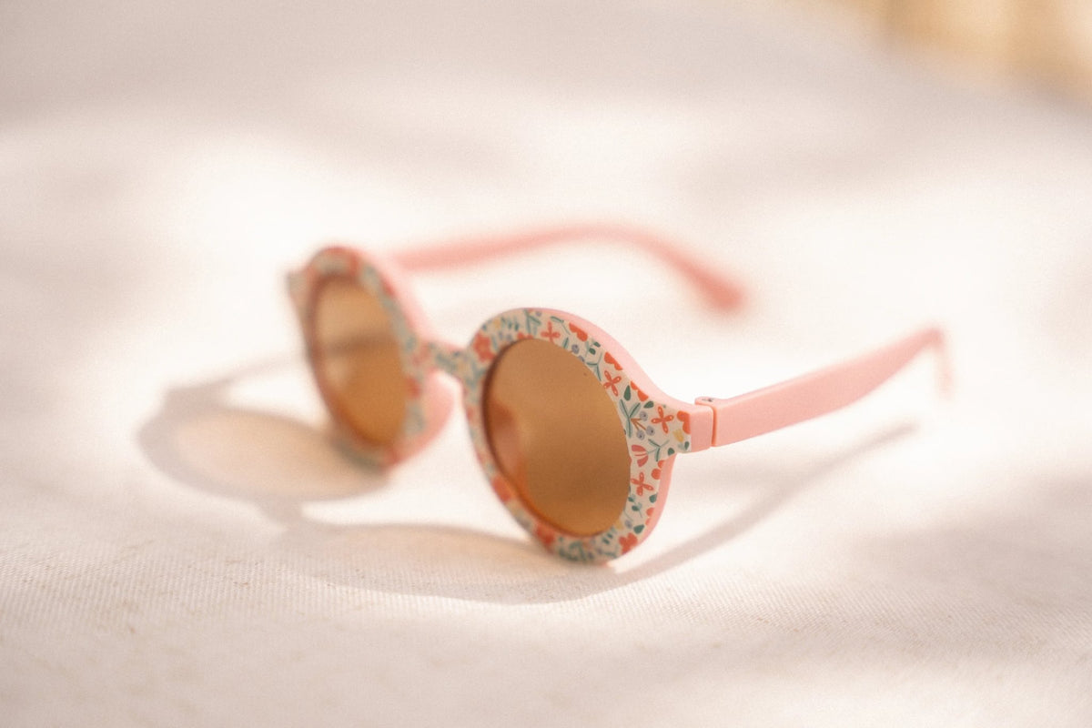 Children's Round Sunglasses - Flowers
