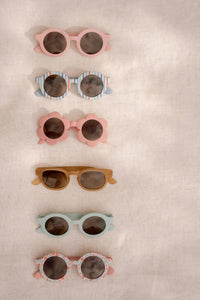 Children's Round Sunglasses - Blue Stripes