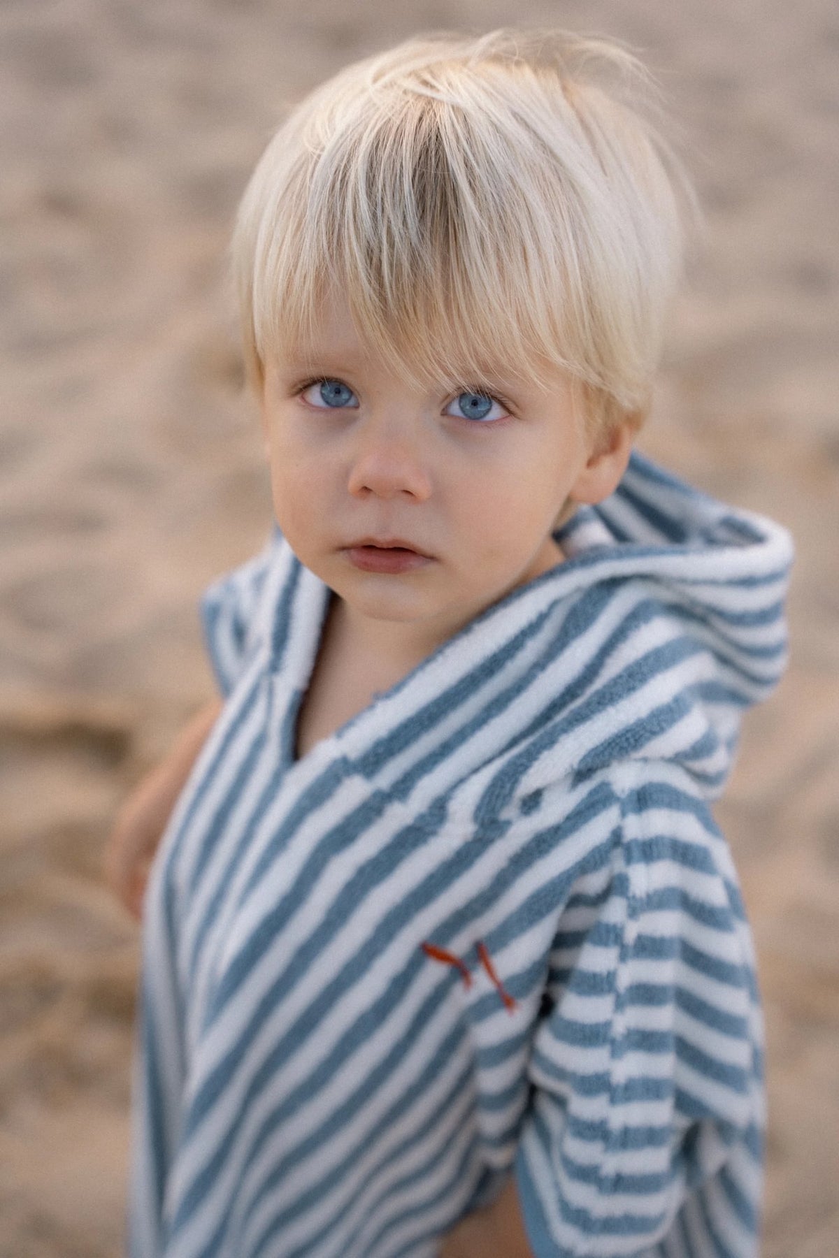 Beach Poncho - Sea Life Ocean Blue