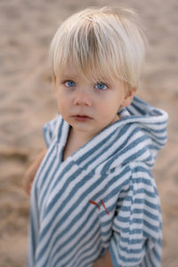 Beach Poncho - Sea Life Ocean Blue