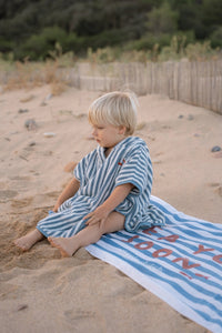 Beach Towel - Sea Life Ocean Blue